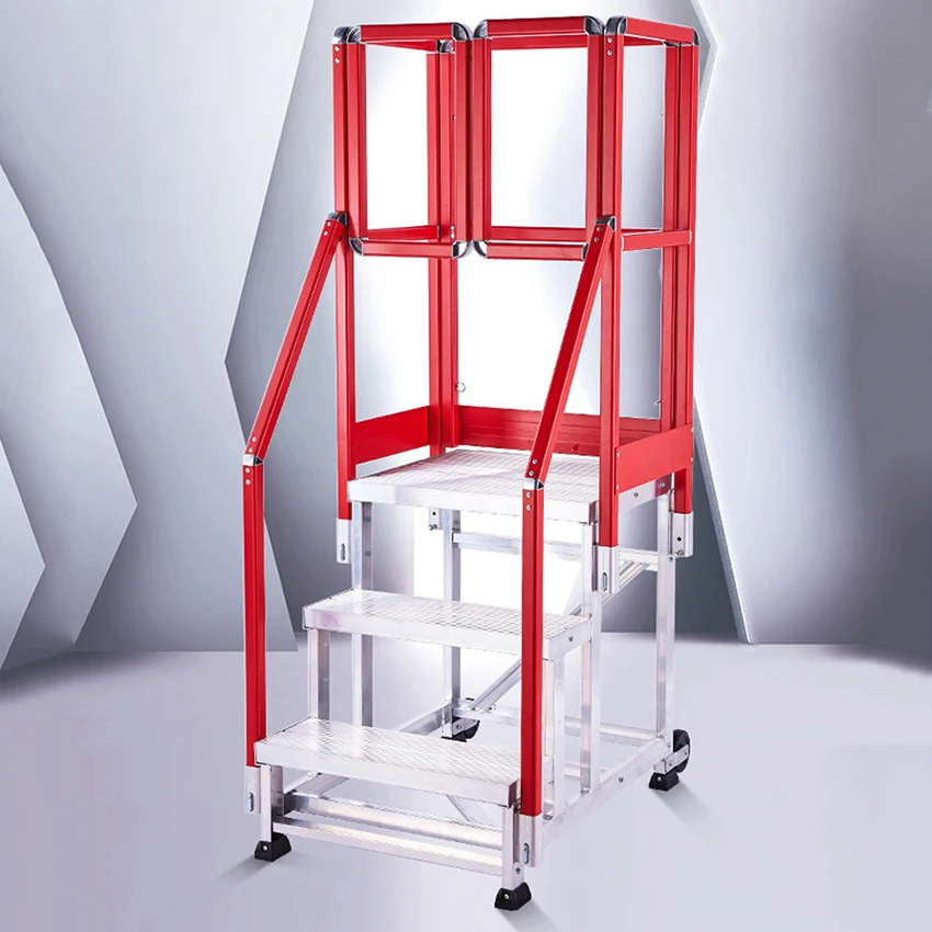 75cm Db3en(h) Aluminum 3step Ladder Engineering Ladder Ultrawide Top