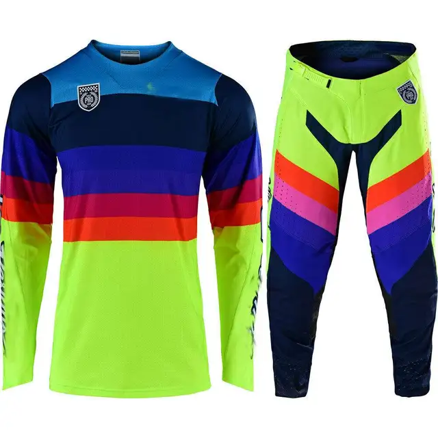 green motocross gear