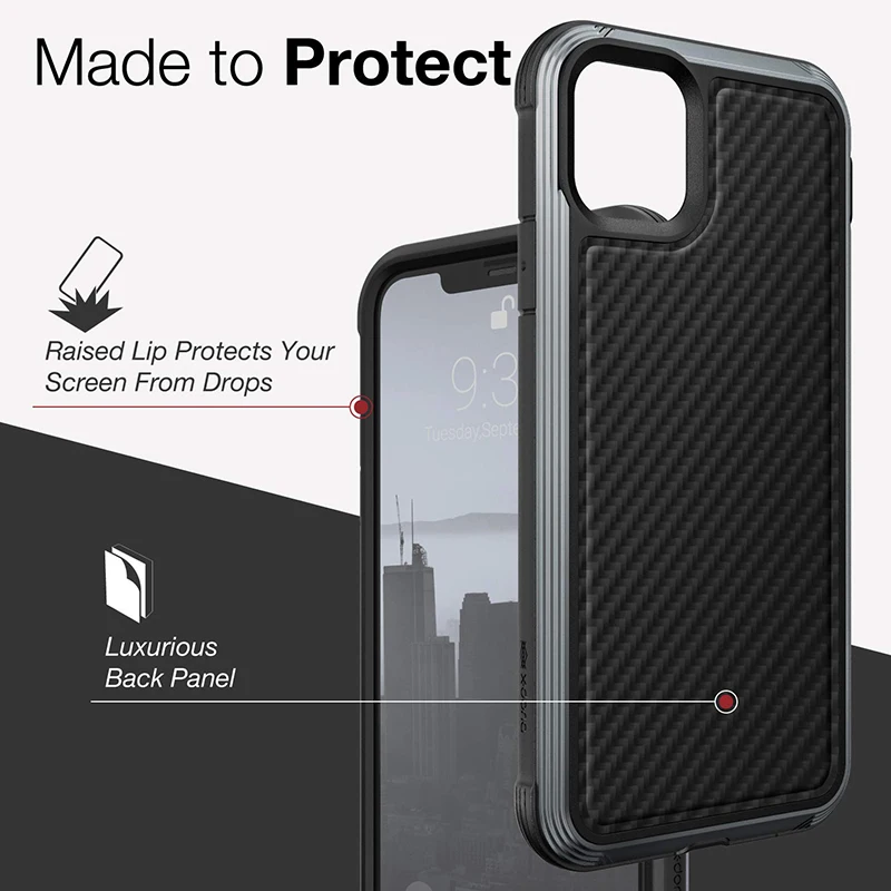 X Doria Defense Lux чехол для телефона iPhone 11 Pro Max испытанный в стиле милитари iPhone11