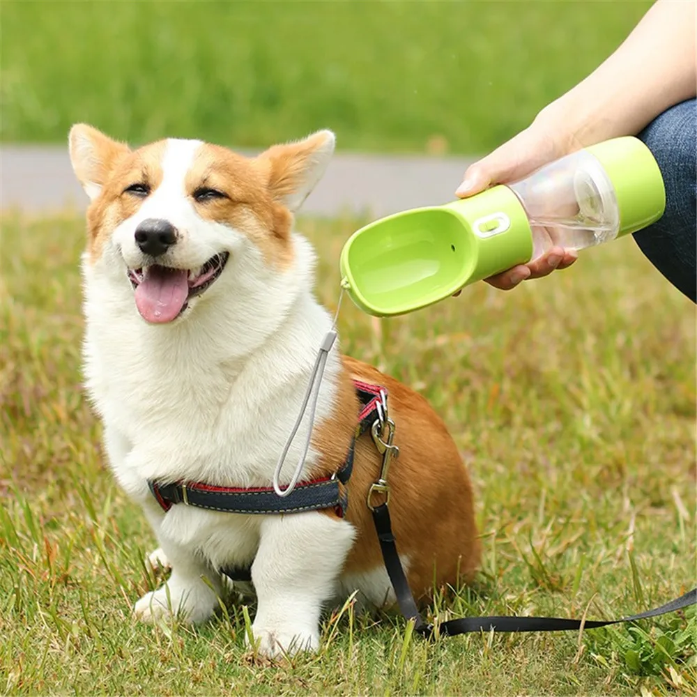 Pet Dog бутылка для воды для собак многофункциональная собачья кормушка для питья поилка для щенков кошек диспенсер для воды товары для домашних животных портативный