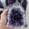 Tog Quality Hote Uruguary Dark Purple Amethyst Cluster Natural Amethyst Geode Chakra Crystal Decoration 4