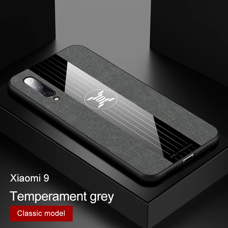 Grey No Ring For Xiaomi Mi 9 Case Luxury Magnetic Ring Holder For Mi9 Cover Soft Silicone Frame Back Cover For Xiomi mi 9 se Lite Phone Cases - Цвет: Grey No Ring