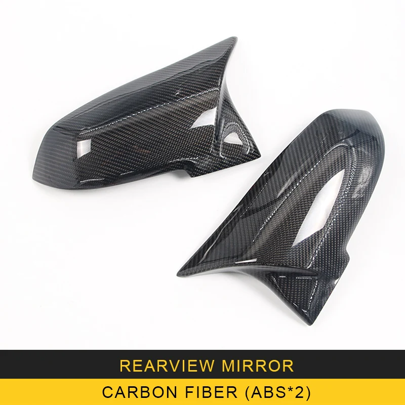 GELINSI For BMW 3 Series F30 2012-2018 Auto Car Real Carbon Fiber Rearview Mirror Cover Trim Sticke