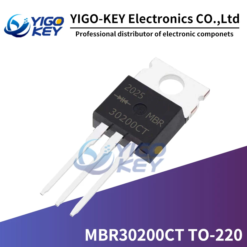 10 шт. транзистор MBR30200CT TO-220 MBR30200 TO220 MBR30200C 30 А 200 в новый и оригинальный | Электронные