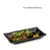 Creative Black Food Grade Plastic Bone Plate Is Not Easy To Break Personality Sushi Fruit Dessert Plate Restaurant Kitchen Dish 9