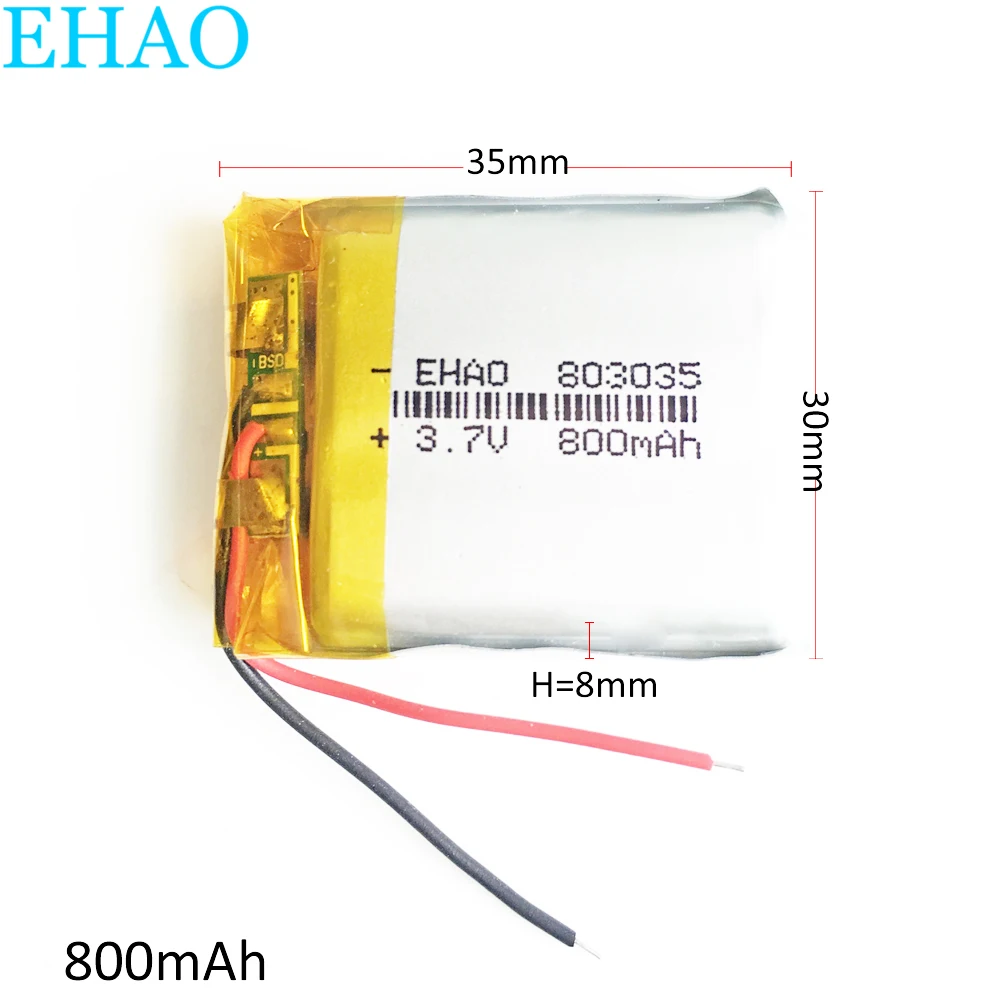 Batteria Lipo 1000mAh 1s 3,7V 20C - Foto 9