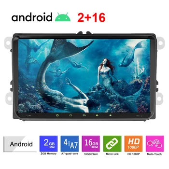 

9" 2din Android 9.1 Car Radio for VW Volkswagen Passat MK5 MK6 Tiguan Jetta Touran GOLF Polo Car Autoradio GPS Video Player