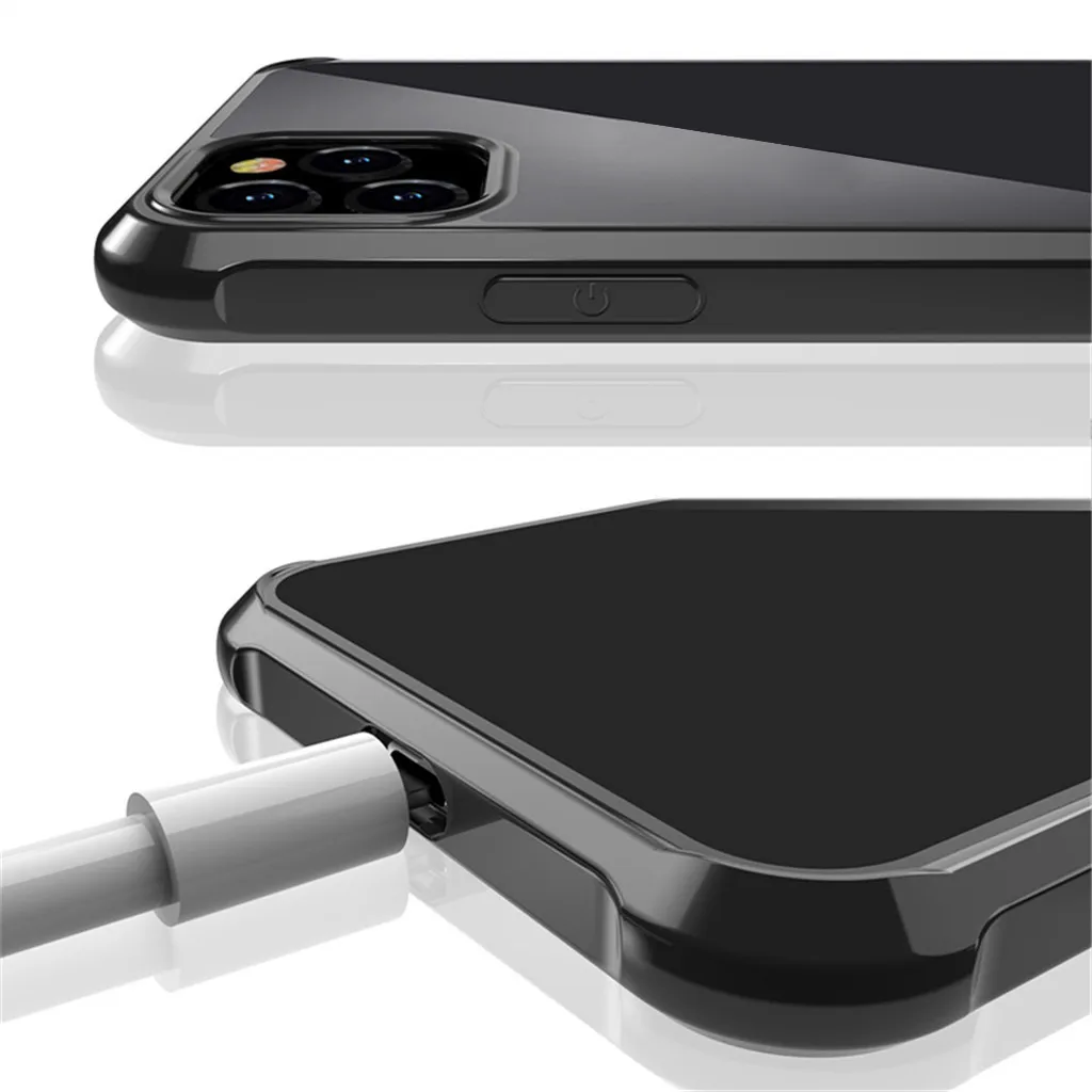 Dirt-resistant Slim Cover For IPhone 11 Pro  TPU Transparent Back Cover For IPhone 11 Pro hard edge fashion design appearance