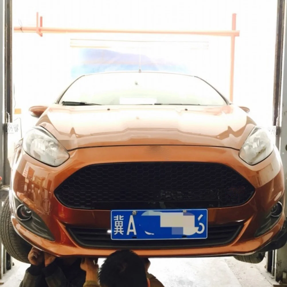 Ячеистая сетка Передняя решетка гриль черный для Ford Fiesta SE хэтчбек седан