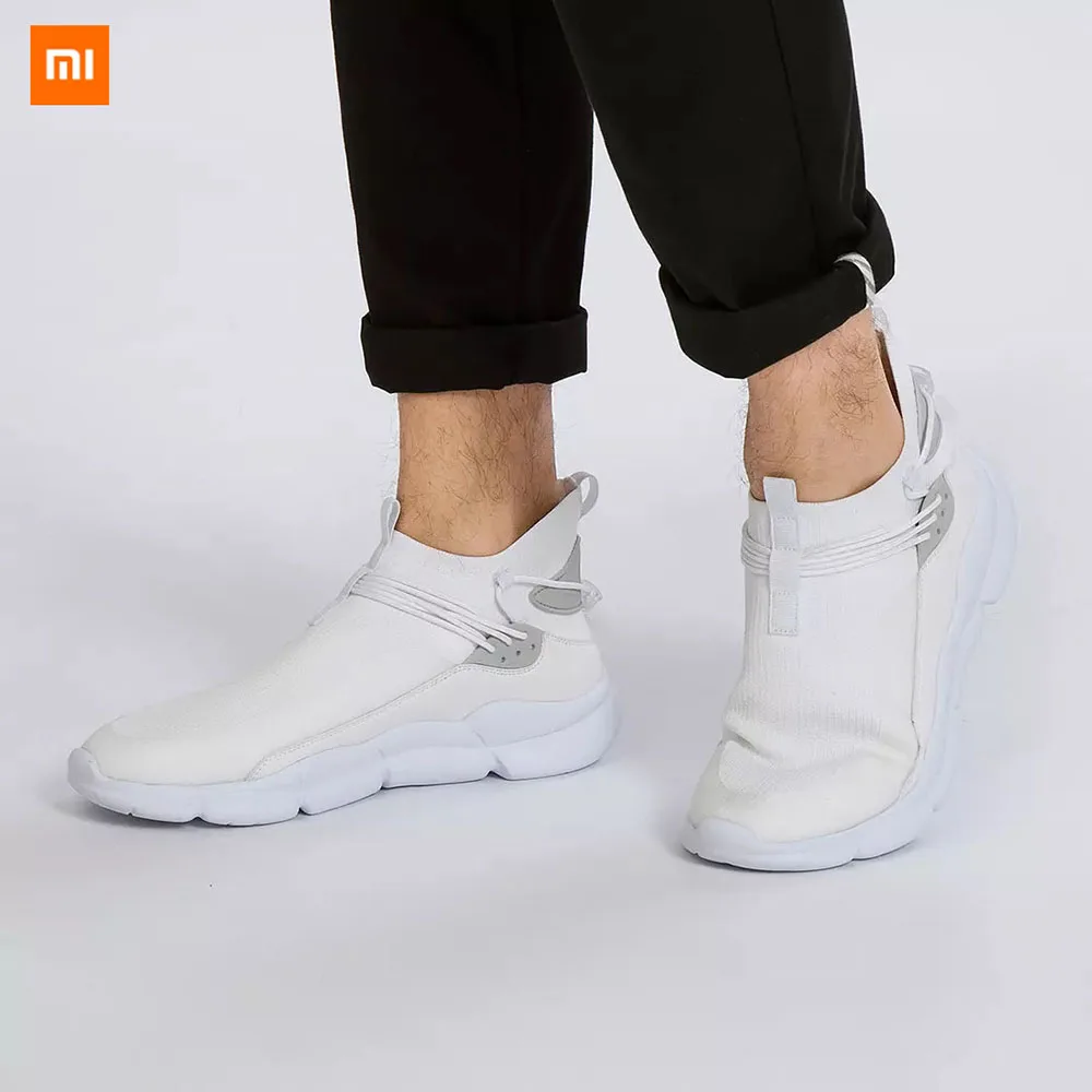 Xiaomi Uleemark легкая Летающая тканая обувь; Модные мужские повседневные удобные дышащие Нескользящие кроссовки Xiomi для влюбленных