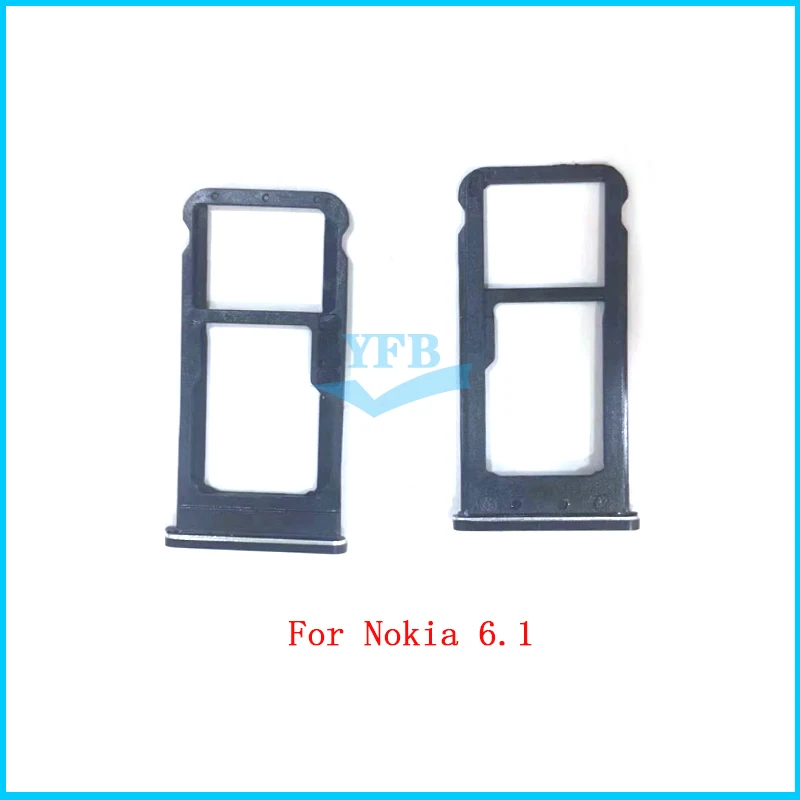 Para Nokia 6,1 Plus TA-1099/1103 X6 2018 soporte de tarjeta Micro Sim reemplazo de bandeja de ranura adaptadores parte