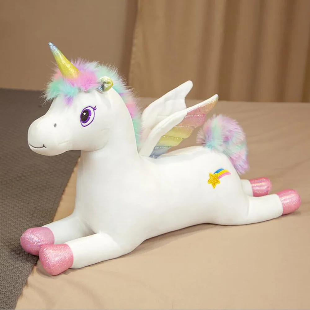 

Female Heart Fantasy Rainbow Unicorn Doll Birthday Christmas Gift Girl Children Stuffed Plush Toys