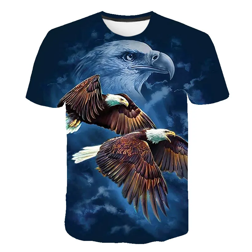 

Men's Summer Leisure Sports Breathable Sweat-Absorbent Short-Sleeved 2020 Latest Fashion Print Pattern 3D T-shirt