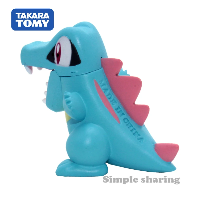 Takara Tomy Tomica Moncolle Ex конструктор с фигурками из м/ф “Покемон” Totodile Sun Moon Детские