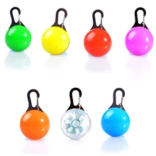 Pet Dog Красочный светодиодный яркое ожерелье с подвеской безопасность щенок кошка ночник мигающий ошейник питомец светящийся яркий сверкающий в темноте