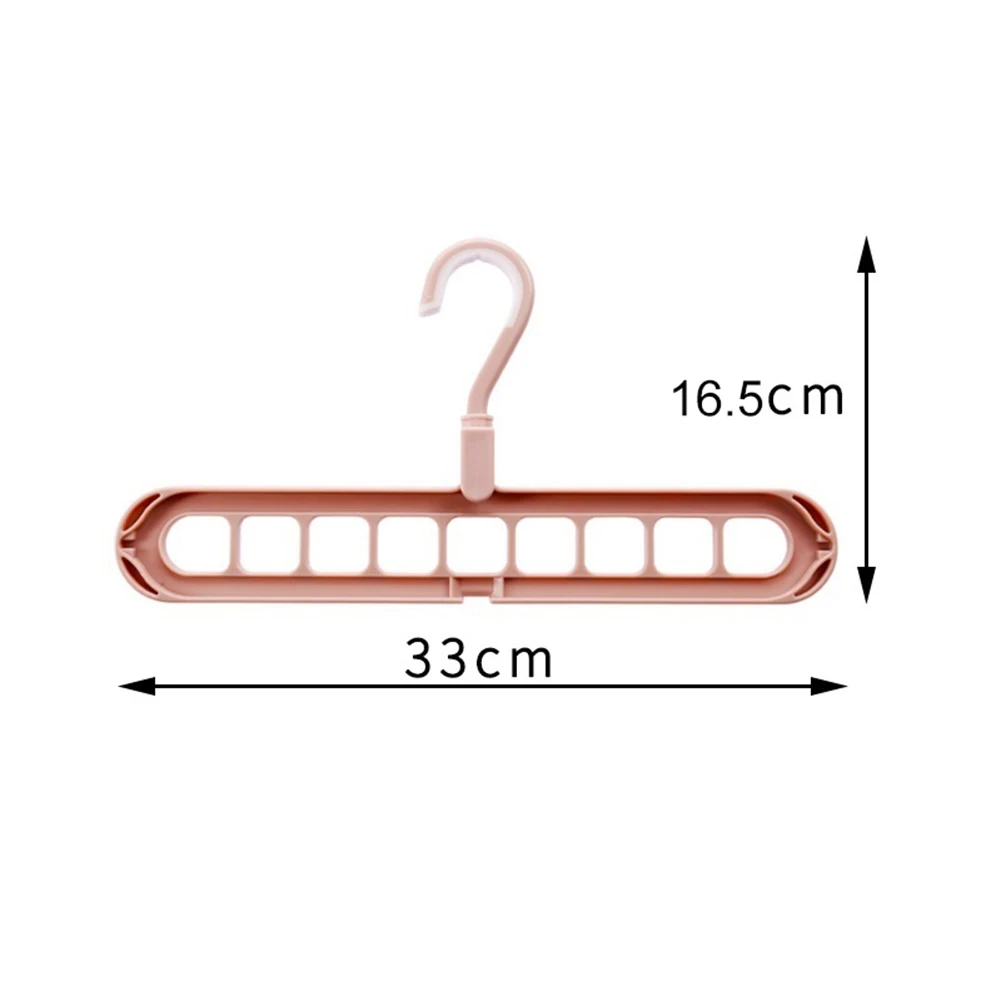 ПП мульти-функция 9 лунок раздвижные вешалка для одежды сортировки сушилка крюк Органайзер Экономия пространства вешалка стеллаж для хранения cabid практичный