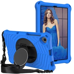 Capinha para xiaomi mi almofada 4 plus 10.1 polegada caso com girar kickstand baldric crianças capa para mipad 4 plus /mipad4 10.1 tablet funda