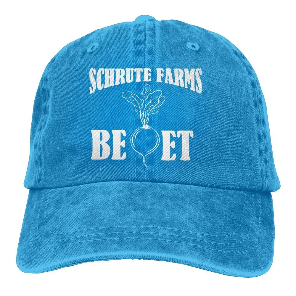 TSDFCSchrute фермы свекла унисекс бейсбольная кепка хлопок деним Регулируемая охотничья Кепка для мужчин и женщин