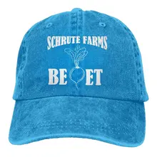 TSDFCSchrute фермы свекла унисекс бейсбольная кепка хлопок деним Регулируемая охотничья Кепка для мужчин и женщин