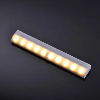 

PIR LED Light with Motion Sensor Wardrobe Closet LED Bed Lamp Under Wardrobe Night Light for Wardrobe Stairs Kitchen