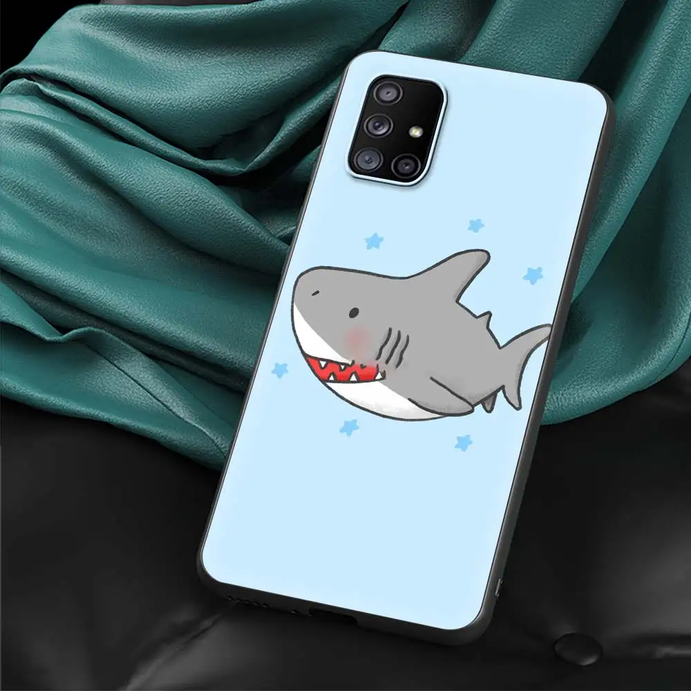 Ocean Whale Shark Swim Art Phone Case - TPU Silicone Cover
