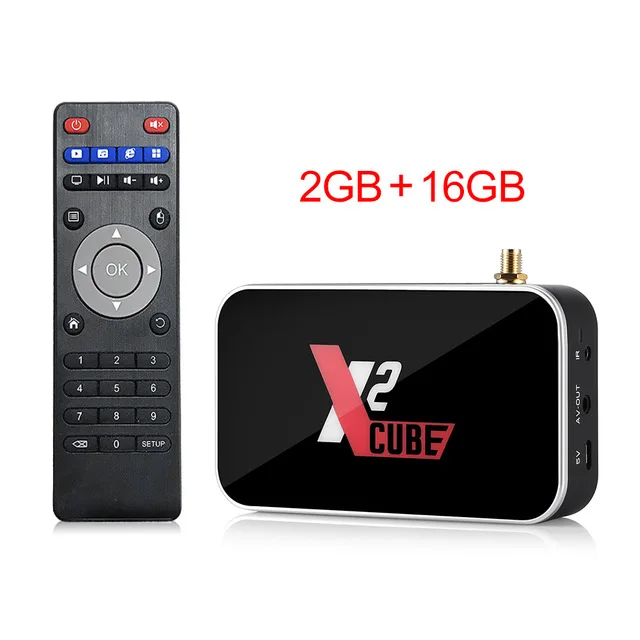 

X2CUBE Smart Android 9.0 TV Box Amlogic S905X2 2GB DDR4 16GB ROM Set Top Box 2.4G/5G WiFi 1000M Bluetooth 4K HD Media Player