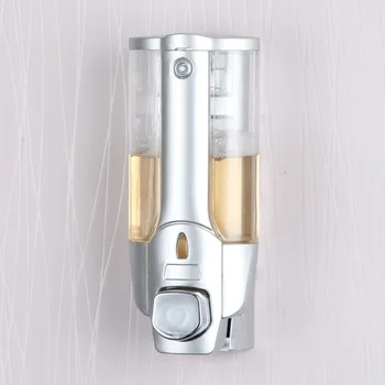 

350ml Wall Mounted Soap Dispenser Manual Pressing Foam Hand Wash Shampoo Lotion Single Slot Storage Container Bathroom Supplies