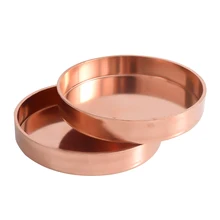 Tampa de cobre para encanamento, tampa de extremidade de cobre para alimentação interna de 9.52mm ~ 54mm, encaixe de tubulação para gás, óleo de água