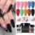 NICOLE DIARY Acrylic Dipping Nail Powder Colorful Dip Nail Glitter No Lamp Cure Gradient French Chrome Dust Pigment Decor