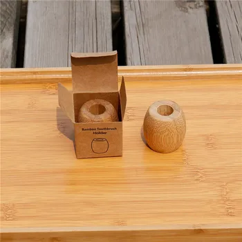 

Eco Bamboo Toothbrush Holder Wooden Toothbrush Bathroom Stands Natural Vegan Toothbrush Accessories Tools Toothbrush Stand