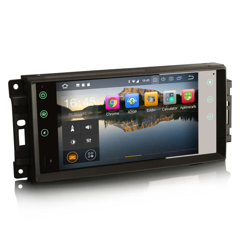 7" Android 9.0 OS Car Multimedia GPS Radio for Dodge Journey 2009-2011& Caliber 2009-2011& RAM 1500/2500/3500 Pickup 2010-2012