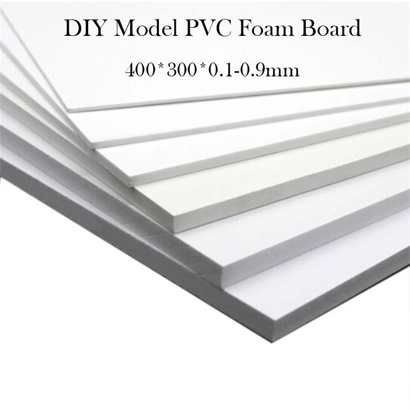 10 шт. 400x300 мм толщина 1 9 белый/черный DIY пенопластовая Модель ПВХ плита Foamboadrd