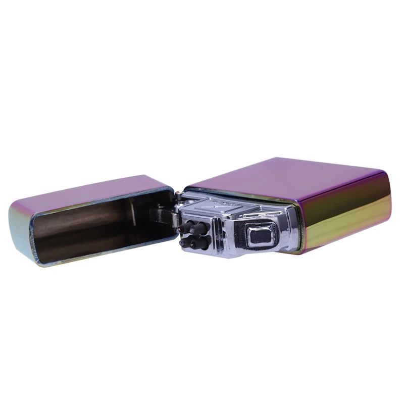 Крестовая двухдуговая плазменная Зажигалка Usb ветрозащитные, импульсные металлические электронные зажигалки