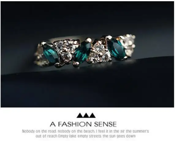 Vintage sweet rhinestone ring Women girl Accessories jewelry finger ring jewelry accessories