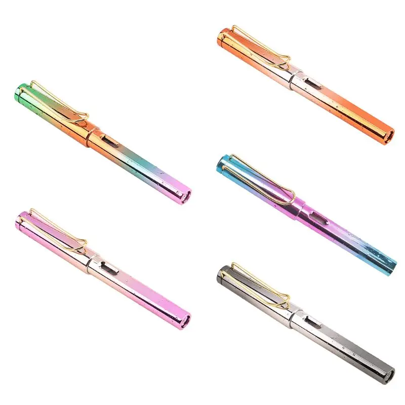 

Water Drop Gradient Fountain Pen Business Student 0.38mm Extra Fine Nib Fashion Office Supply Writing Tool