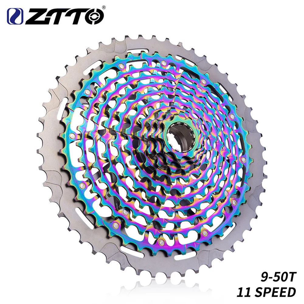 

ZTTO Ultimate MTB 11 Speed 9T 50T Cassette ULT 11s XD Cassette Rainbow steel Ultralight 11v Cassette 9-50T k7 Freewheel sprocket