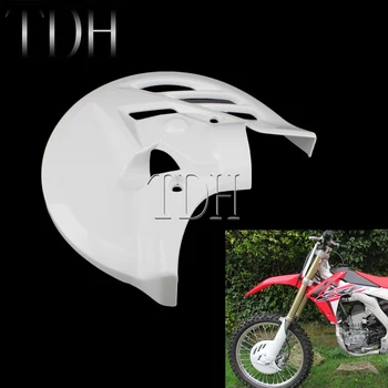 

White Motocross Front Brake Disc Cover Rear Calipers Guard Plate Brake Protector for Honda CRF 250 450 CRF250R CRF450R 2013-2017