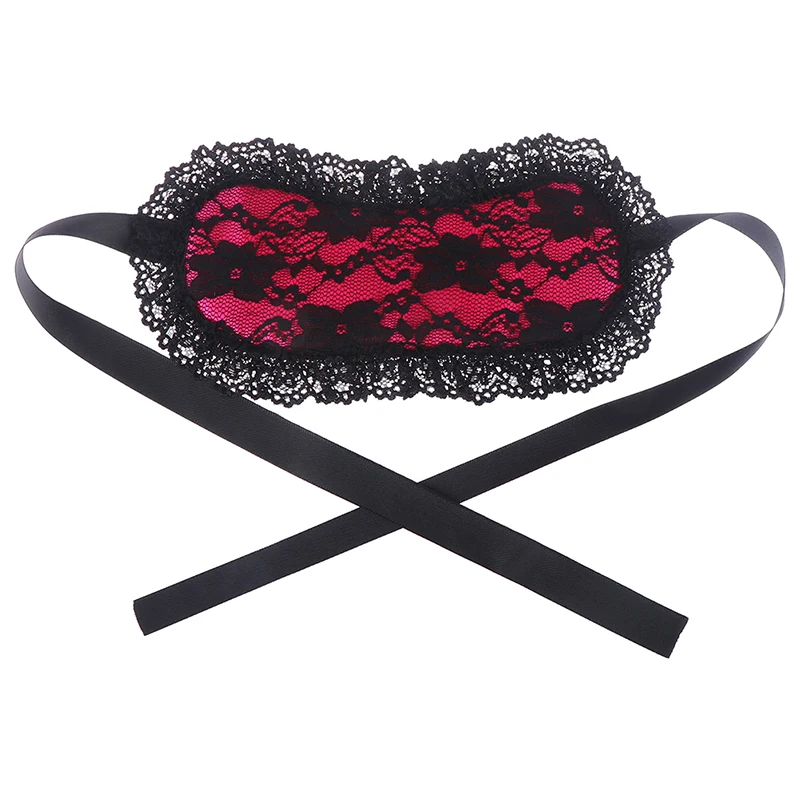 1PCS Travel Relax Aid Blindfolds Sex Eye Mask Lace Blindfold Patch Rest Eye Mask Padded Shade Cover