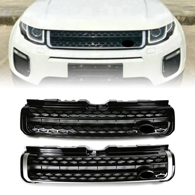 Für Land Rover Range Rover Evoque 2010 2011 2012 2013 2014 2015 2016 2017  2018 Auto oberen vorderen Stoßstangen grill Grill schwarz Emblem -  AliExpress