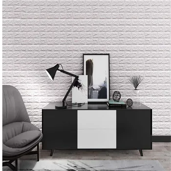 3D Wall Stickers Imitation Brick Bedroom Decor Waterproof Self adhesive Wallpaper For Living Room Kitchen TV Backdrop Decor