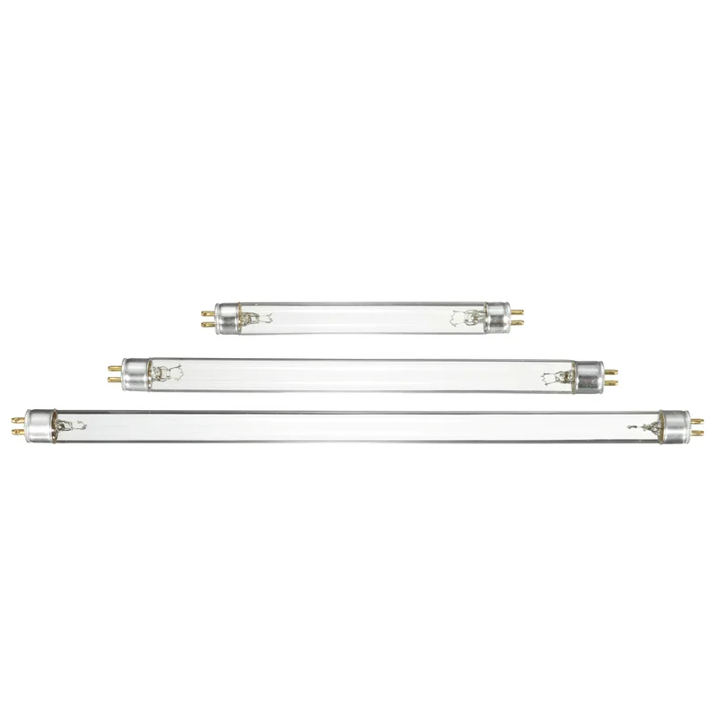 T5 4W/6W UV Disinfection Lamp Tube Ultraviolet Lamp Light Blue 14.8cm/22.5cm Sterilizing Bulbs Support