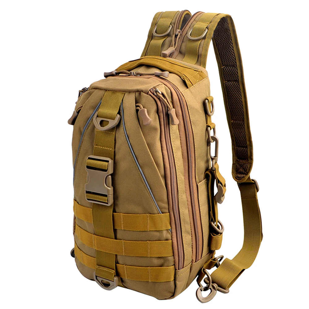 Универсальная тактическая сумка слинг рюкзак армии США сумка через плечо сумка для путешествий на открытом воздухе Рыбалка Пеший Туризм Восхождение