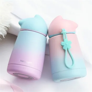 

Gradient Color Cartoon Insulation Kettle Stainless Steel Cute Insulation Cup Children's Insulation Cup