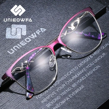 

Optical Prescription Glasses Frame Women Myopia Progressive Eyeglasses Frame Transparent Clear Degree Eyewear Frame Spectacles