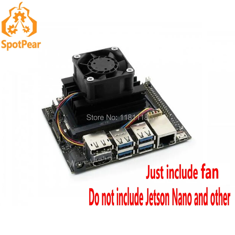 Jetson nano выделенное охлаждение fan-4020-pwm-5v регулировка скорости pwm сильный