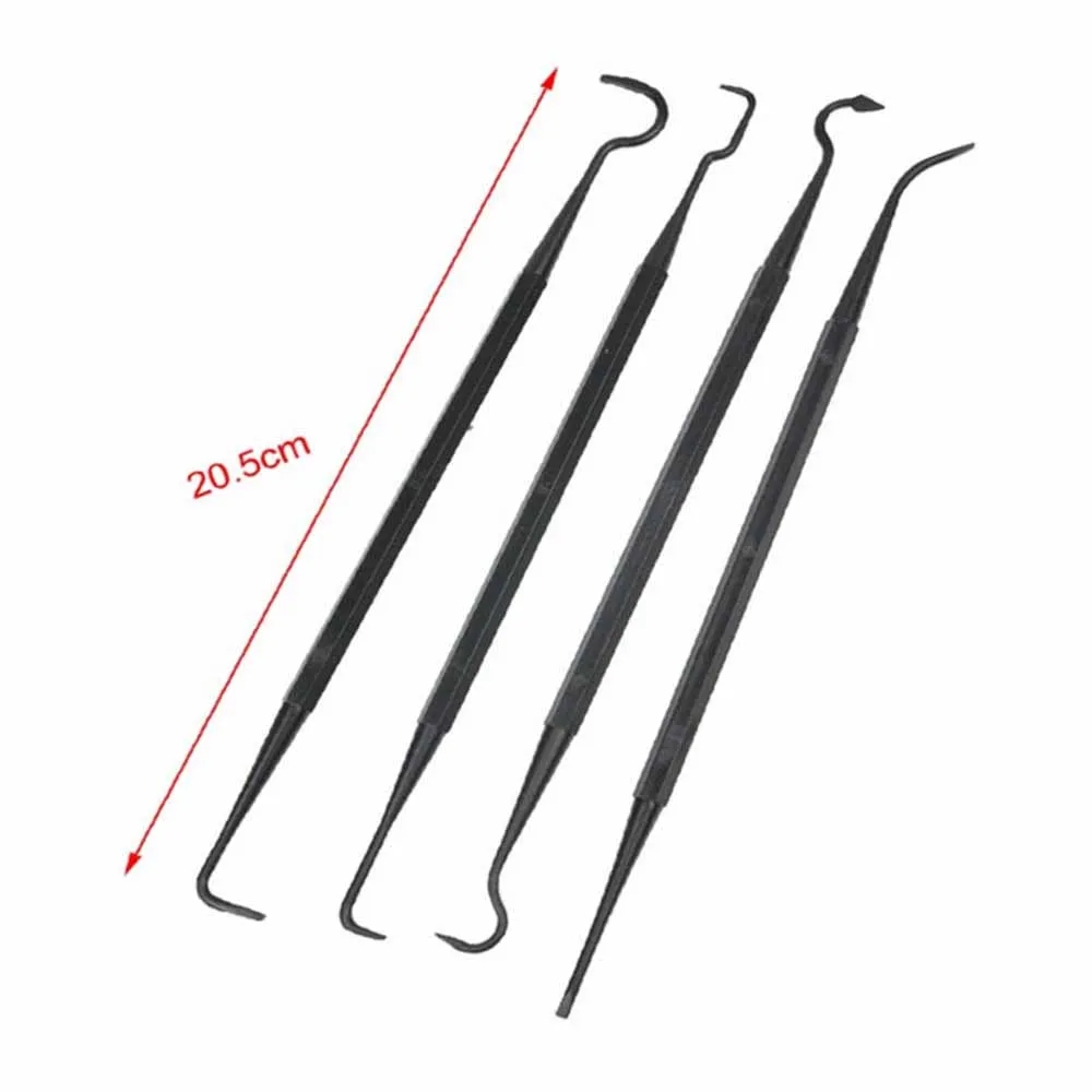 3pcs Steel Wire Brush + 4pcs Nylon Pick Set Universal Gun Hunting Cleaning Kit Tactical Rifle Accessories Tactical Cleaning Tool