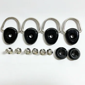

D Rings Durable With Hooks Outfitting Fishing For Kayak Hard Base Inflatable Portable Boat Canoe Professional Bungee Set
