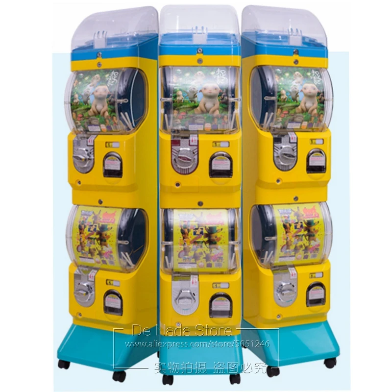 Game Room Amusement Park Coin Operated Arcade Games 50mm 75mm Plastic Capsule Gashapon Toy Prize Gift Vending Machine