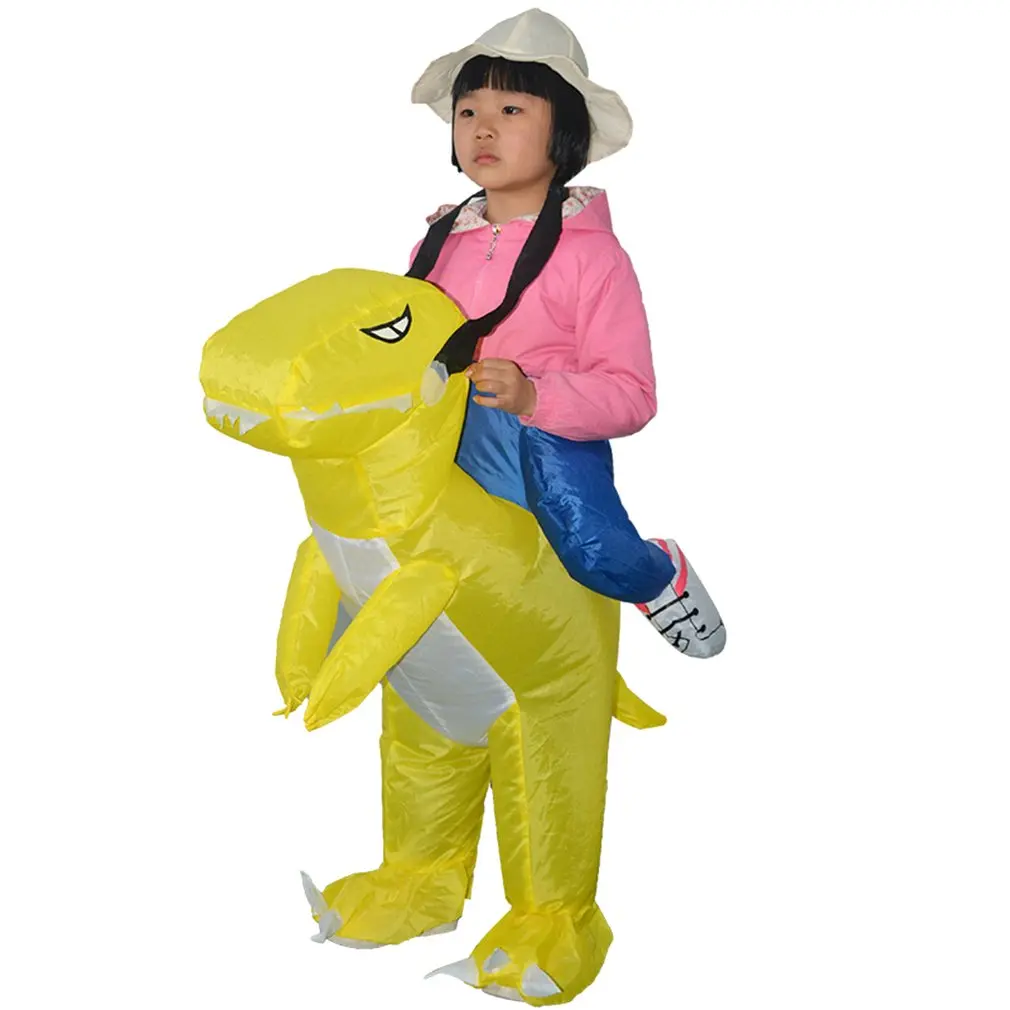 

Halloween Props Explosions Inflatable Clothing Green Dinosaur Inflatable Clothing Halloween Inflatable Doll Clothes Toy