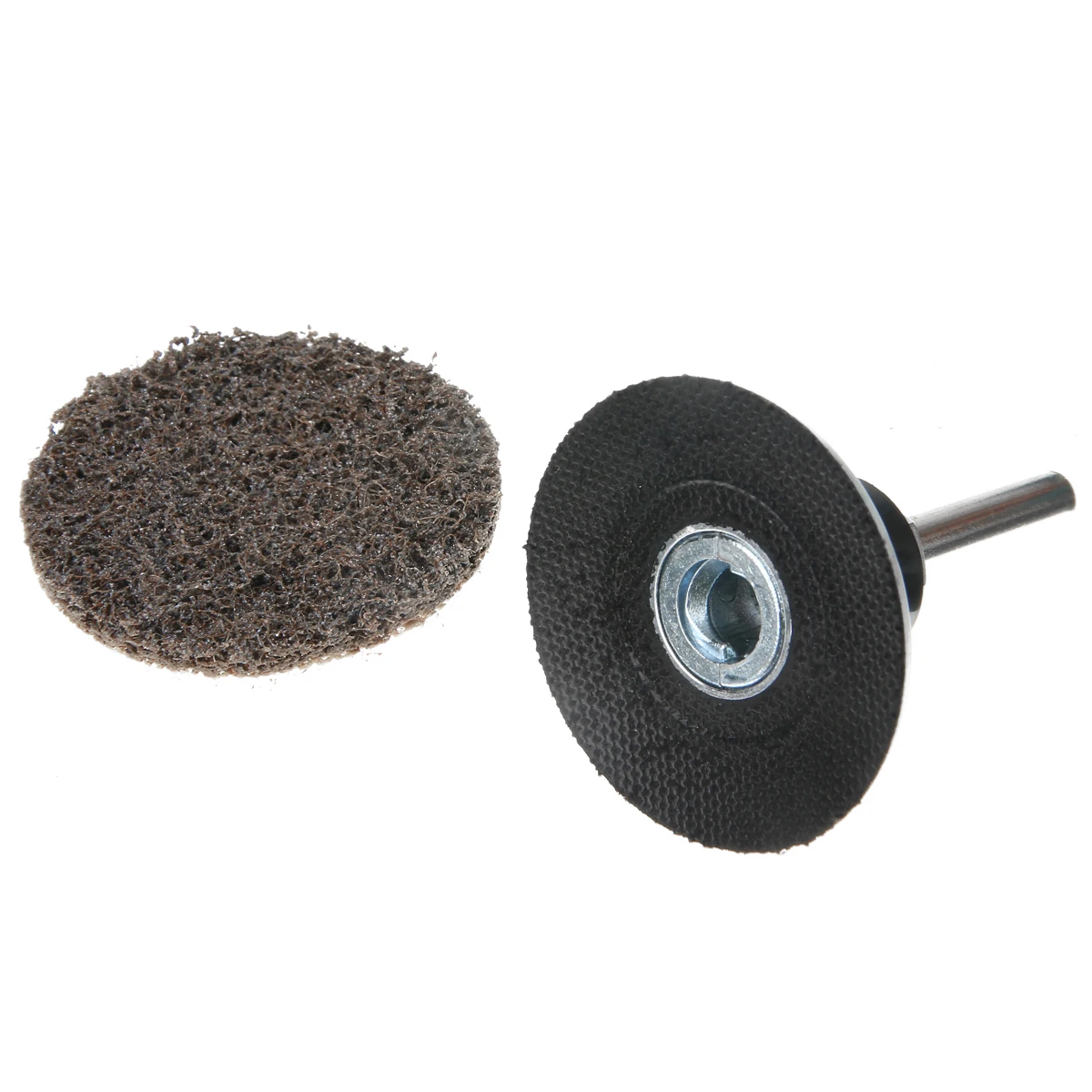 45pcs/Set 2" Fine/Medium/Coarse Grit Cleaning Conditioning Roll Lock Surface Sanding Discs with 1pc Roloc Disc Pad Holder